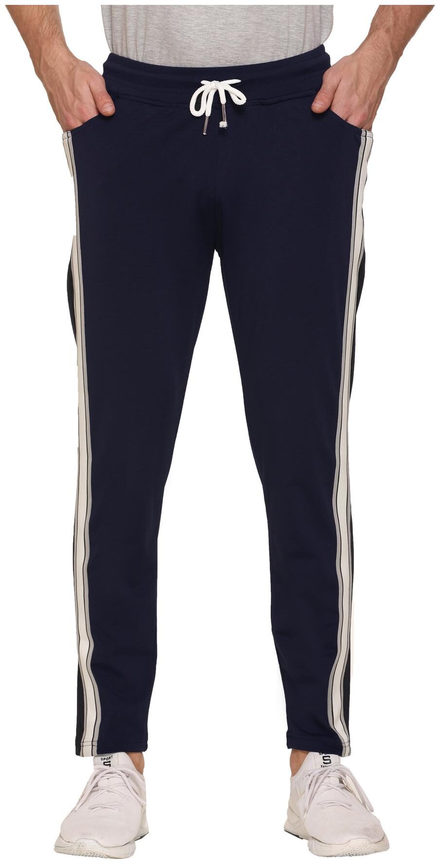

Caracas Men Navy blue Solid Regular fit Track pants