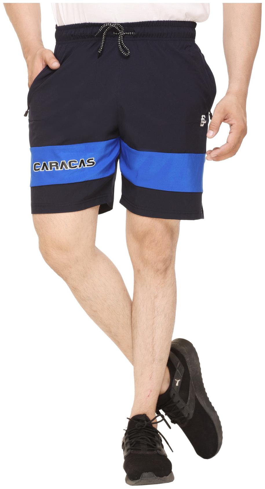 

Caracas Men Navy Blue Regular Fit Regular Shorts