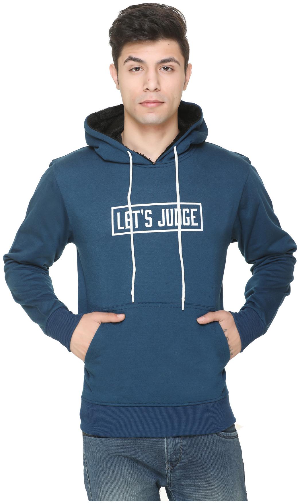 

Caracas Men Blue Hooded Sweatshirt