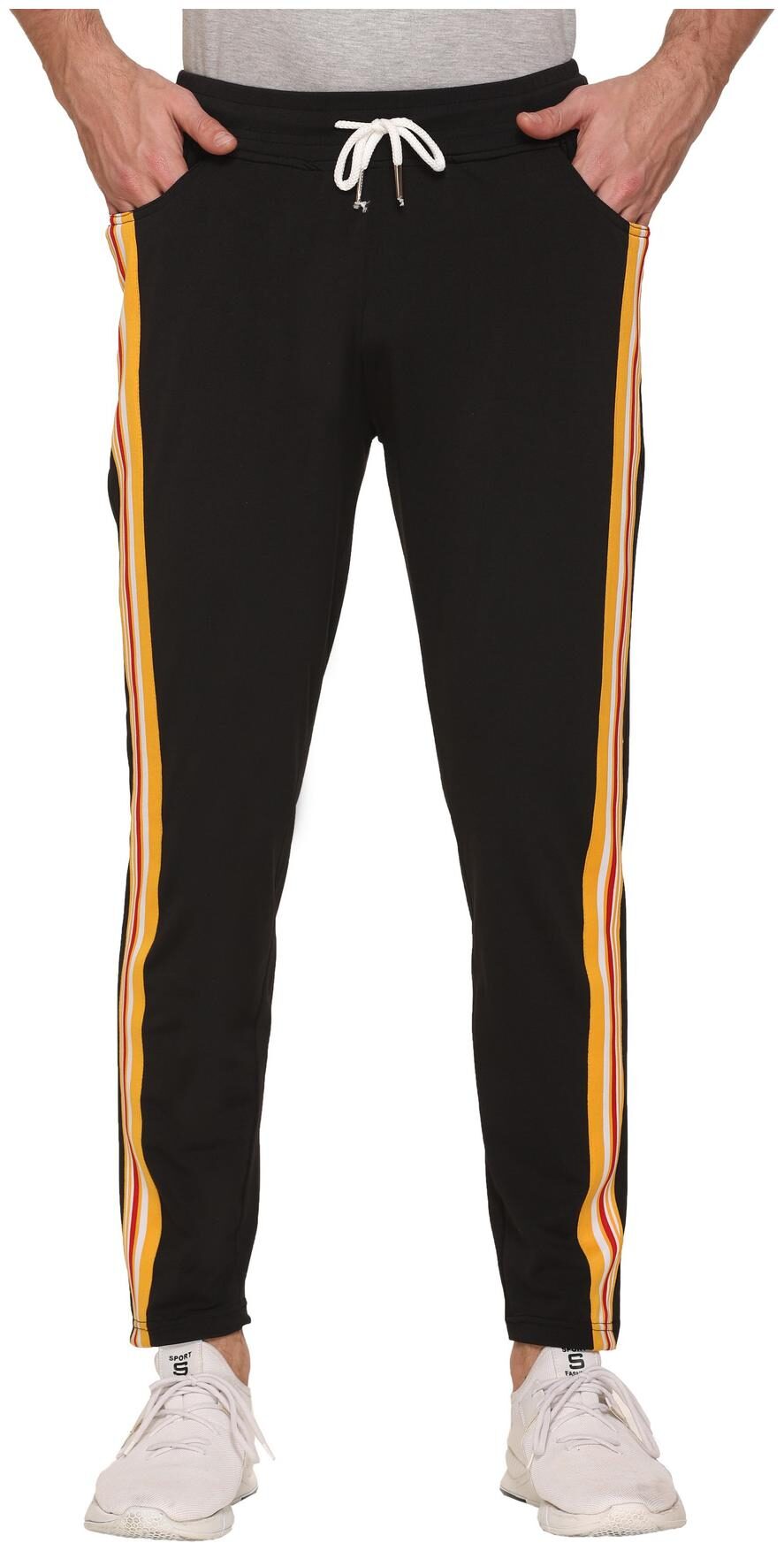

Caracas Men Black Solid Regular fit Track pants