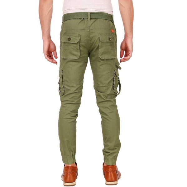 

Shiv Itra Store Men Green Solid Regular fit Cargos