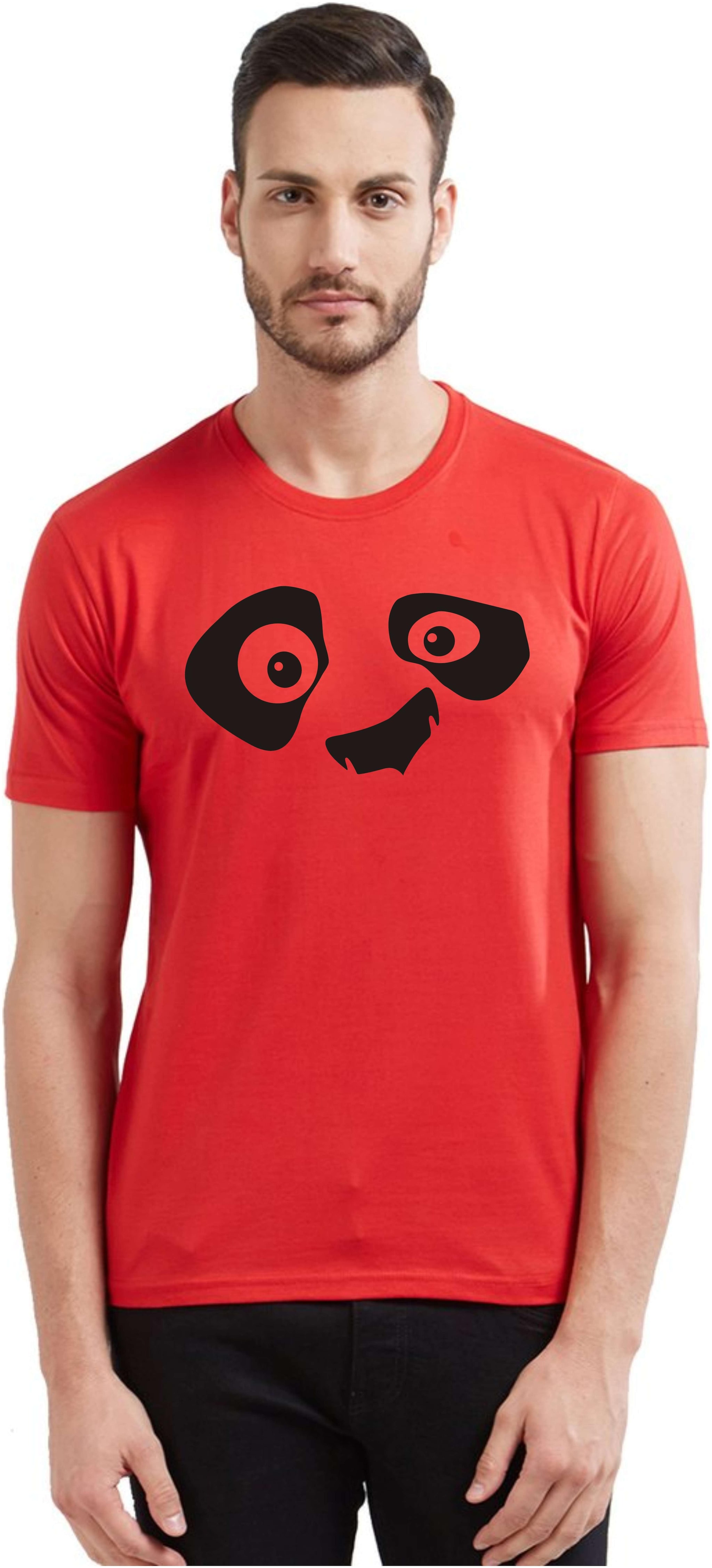 

CARTOON EYES PRINTED T-SHIRT WITH FUNKY LOOKING