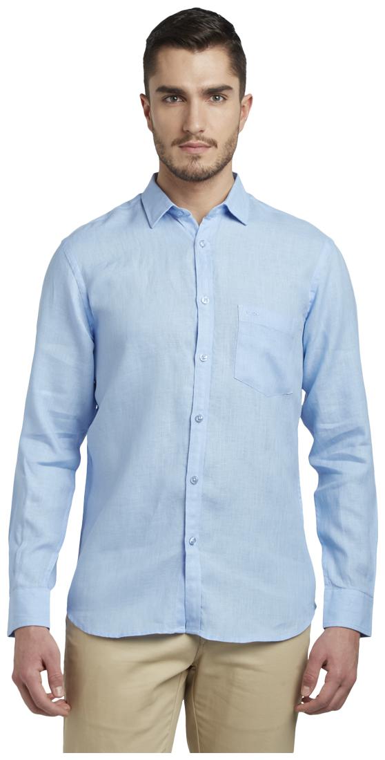 

ColorPlus Men Blue Solid Slim Fit Casual Shirt