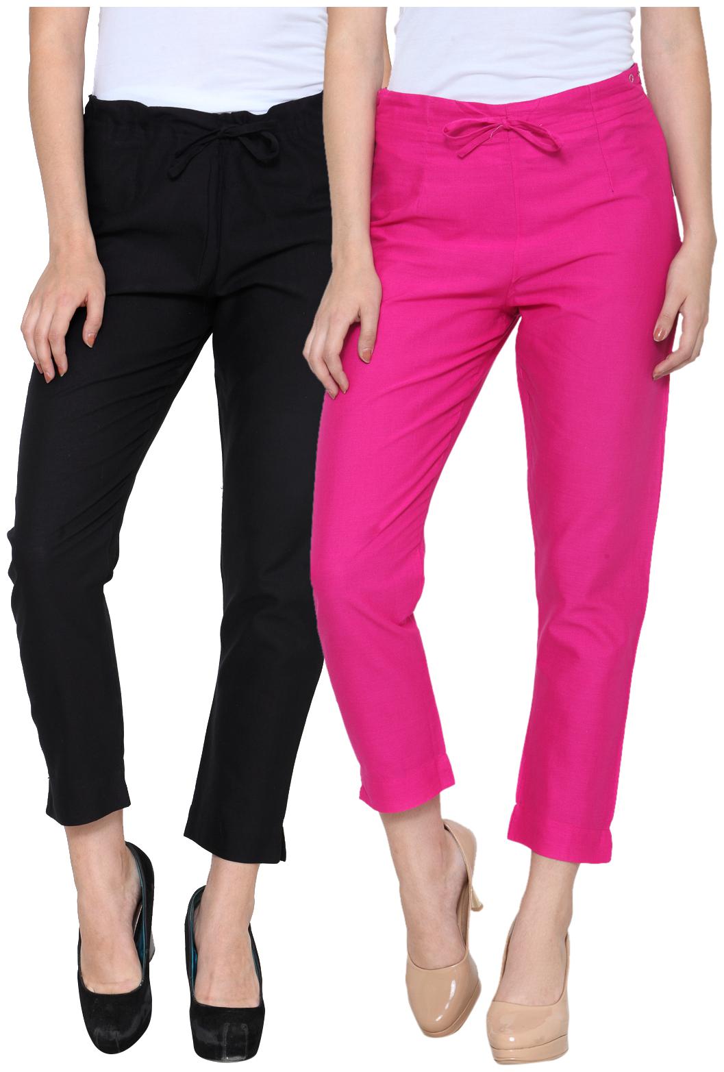 

Ivy Blue Women Multi Narrow fit Regular trousers