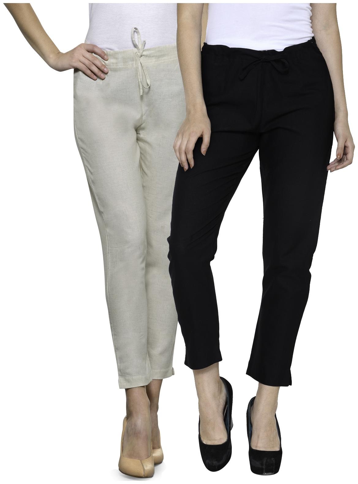

Ivy Blue Women Multi Narrow fit Regular trousers
