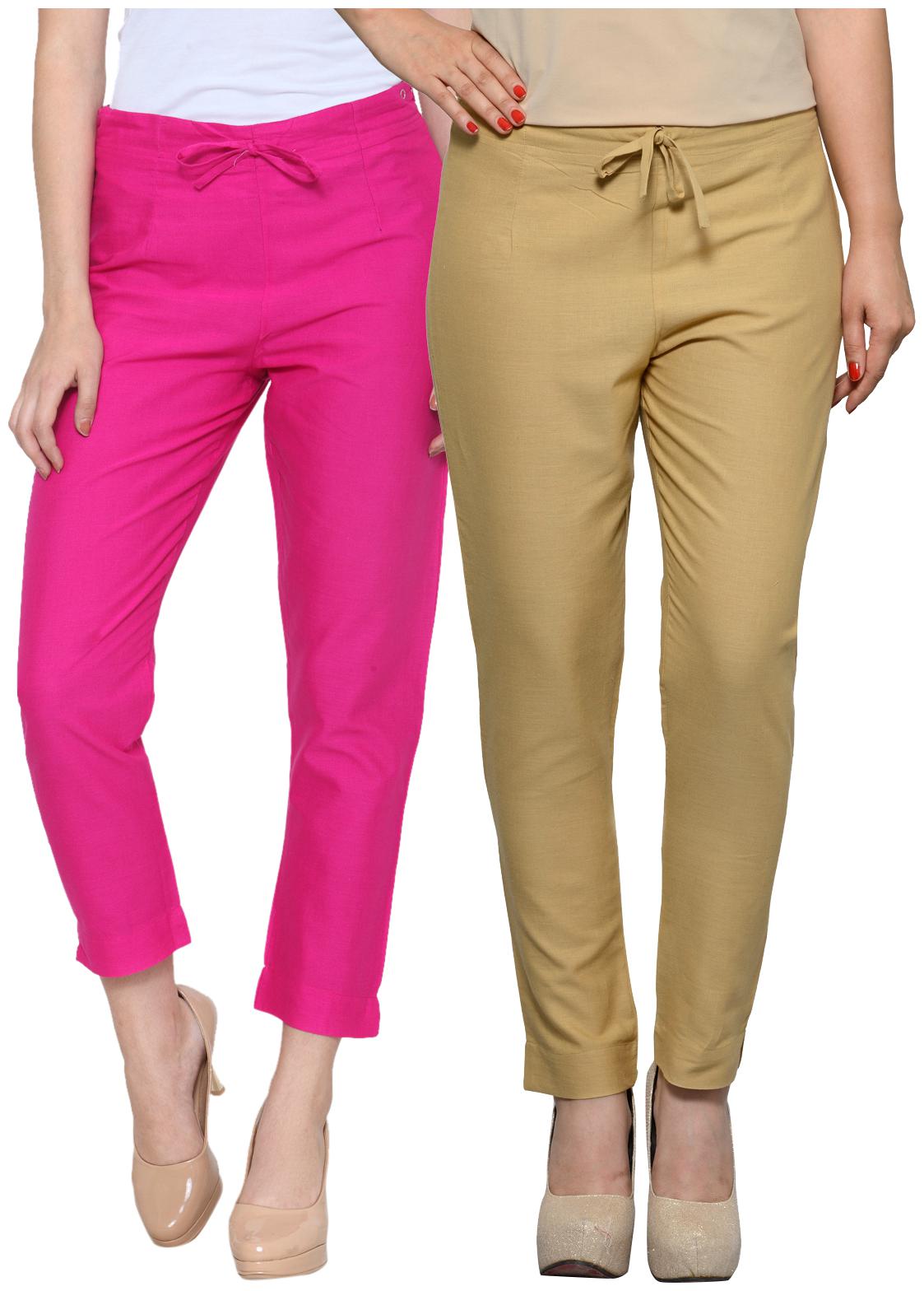 

Ivy Blue Women Multi Narrow fit Regular trousers