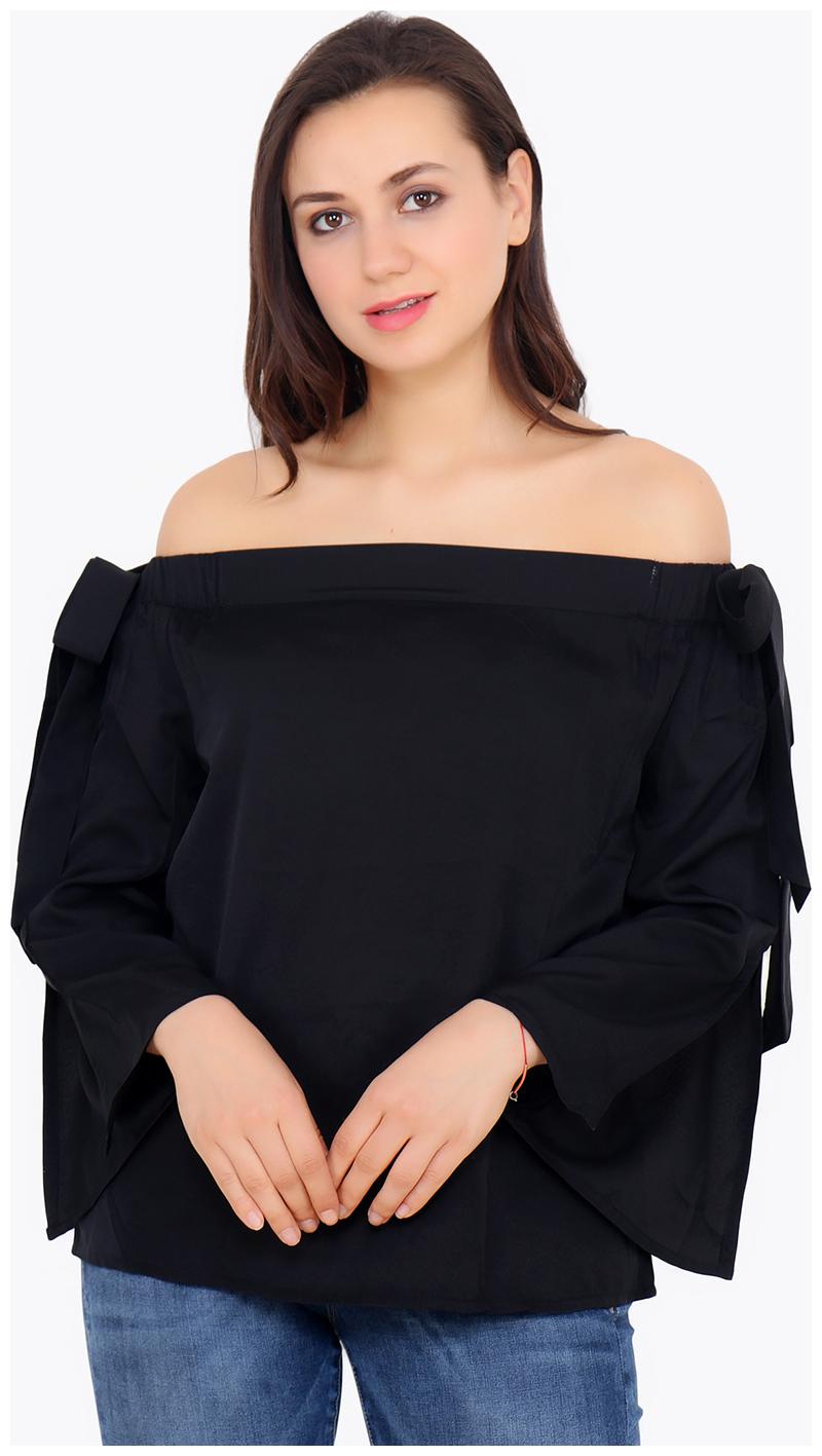 

Cation Women Solid Regular top - Black
