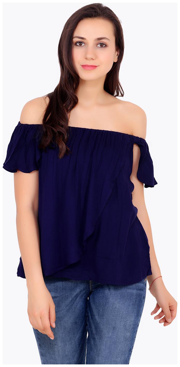 

Cation Women Solid Regular top - Blue