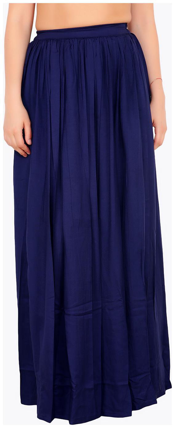 

Cation Solid A-line skirt Maxi Skirt - Blue