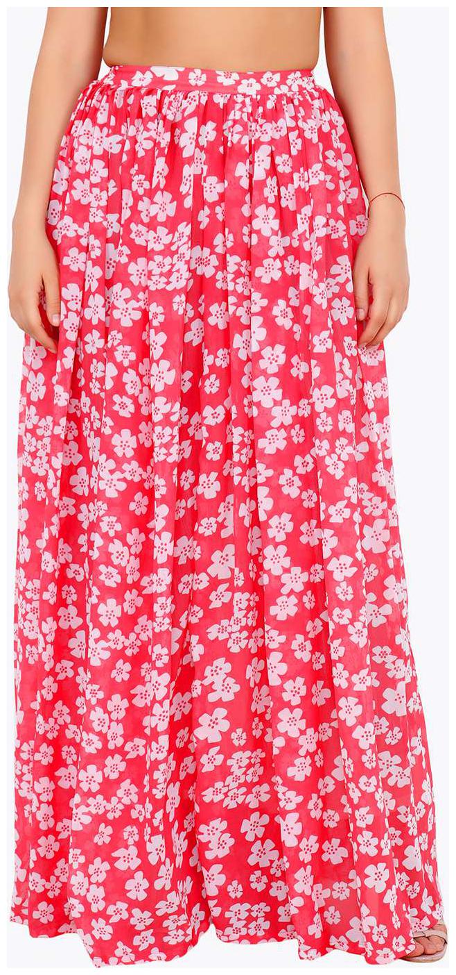 

Cation Floral A-line skirt Maxi Skirt - Pink
