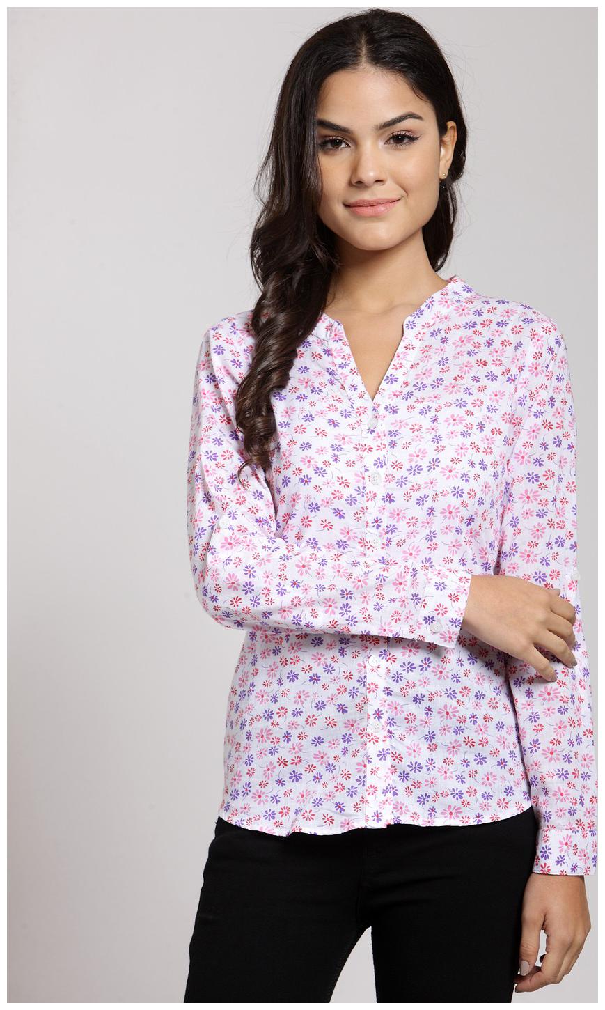 

Cation Women Pink Printed Regular Fit Shirt