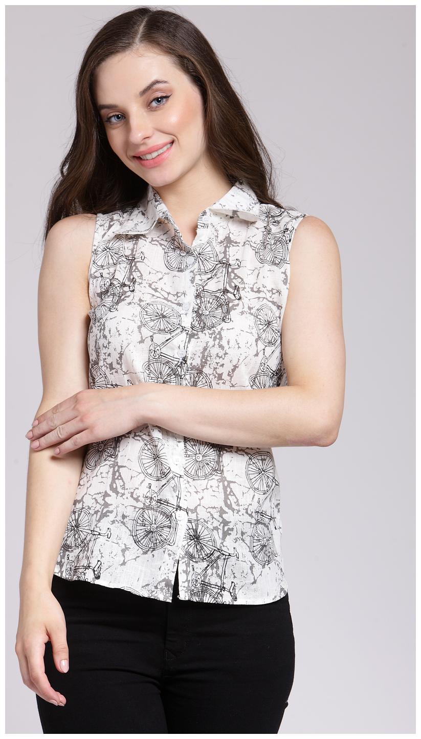 

Cation Women Multi Printed Regular Fit Shirt