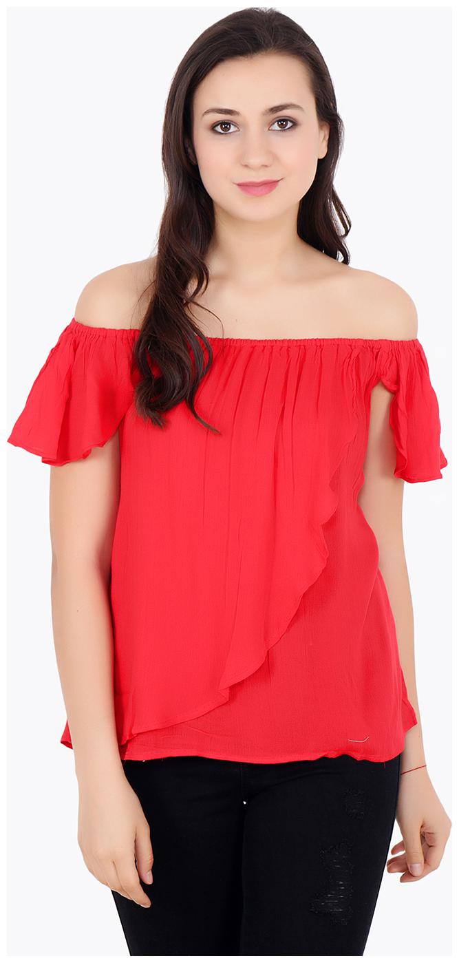 

Cation Women Solid Regular top - Red
