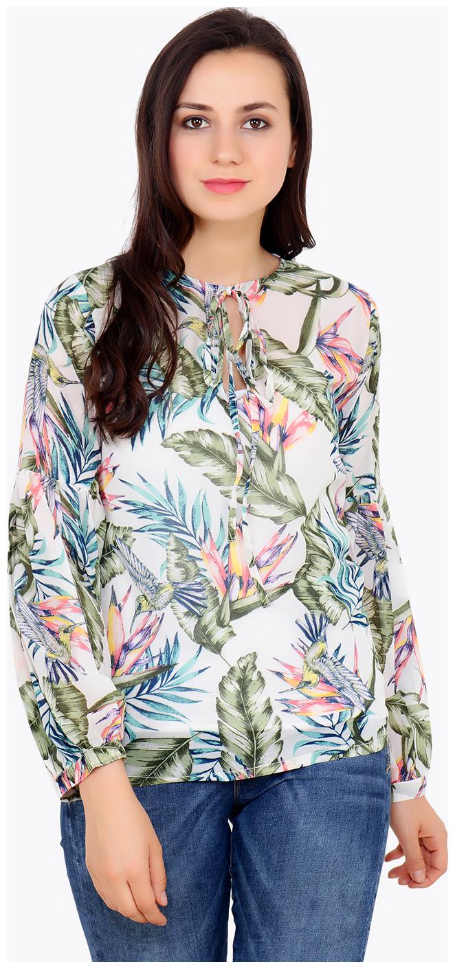 

Cation Women Printed Regular top - White