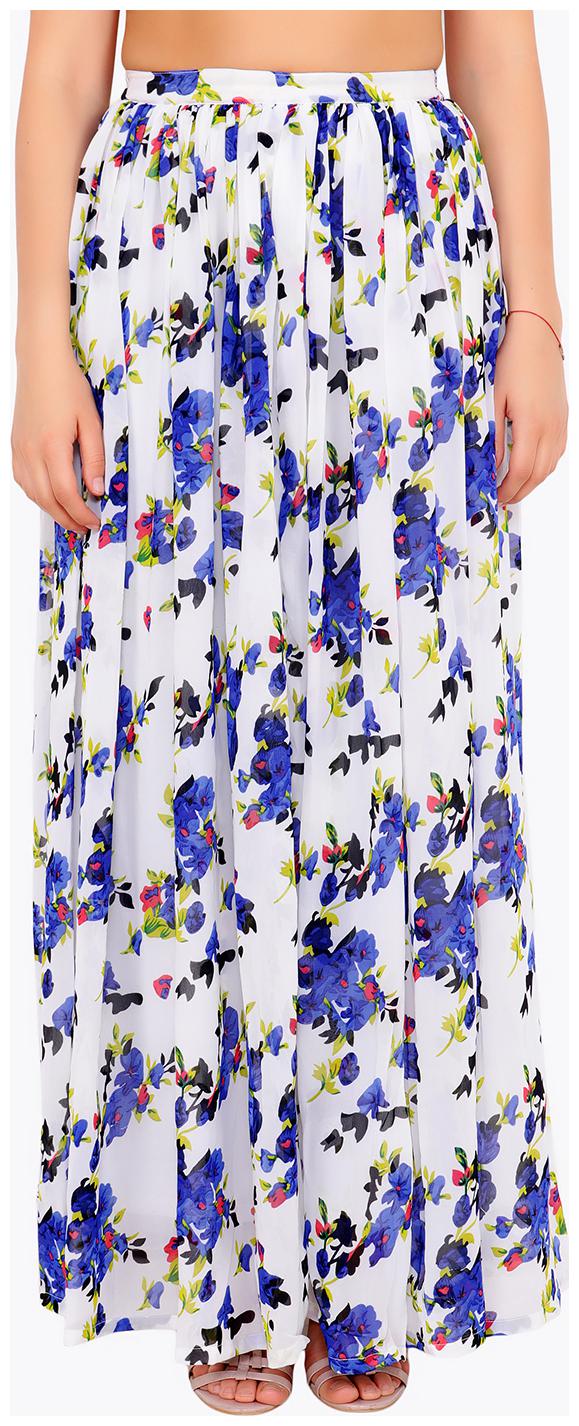 

Cation Floral A-line skirt Maxi Skirt - White