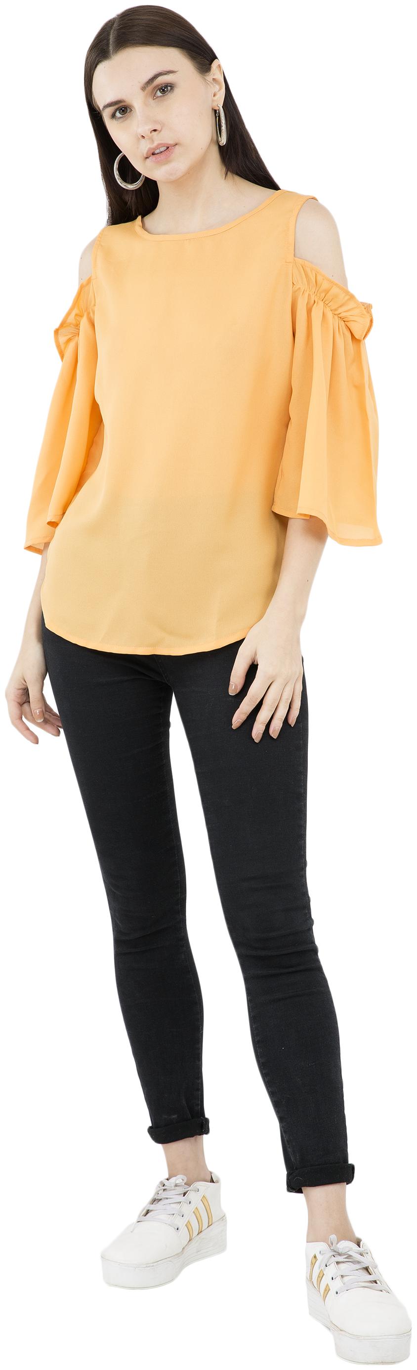 

Cattleya Women Geometric A-line top - Orange