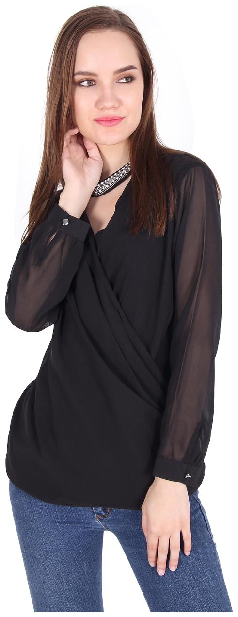 

Cattleya Women Solid Regular top - Black