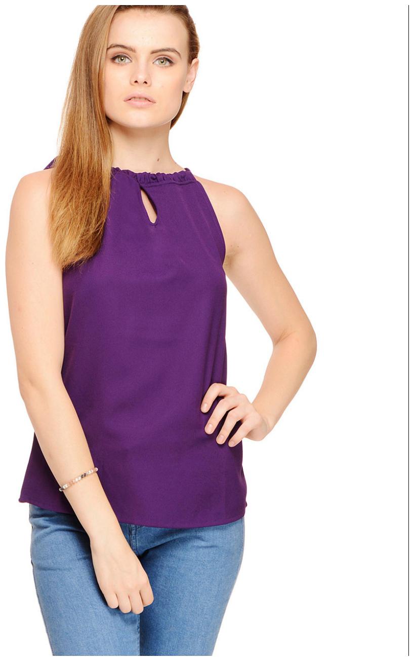 

Cattleya Women Solid Regular top - Purple