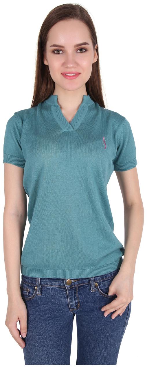 

Cattleya Women s 100 Cotton Fashion Knit Henley Sage t shirts