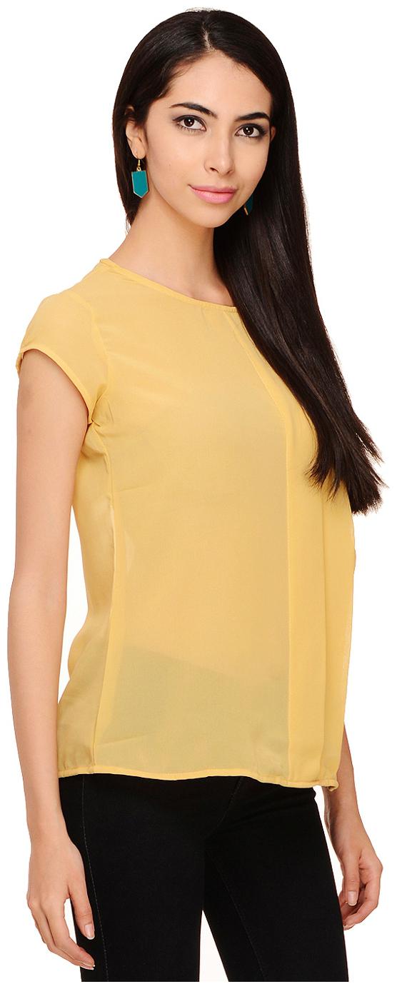 

Cattleya Women Solid Regular top - Yellow