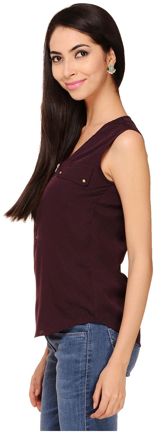 

Cattleya Women Solid Regular top - Brown