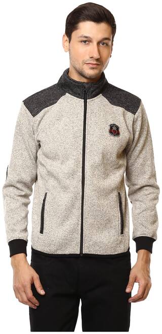 Cayman Men Beige High neck Sweatshirt