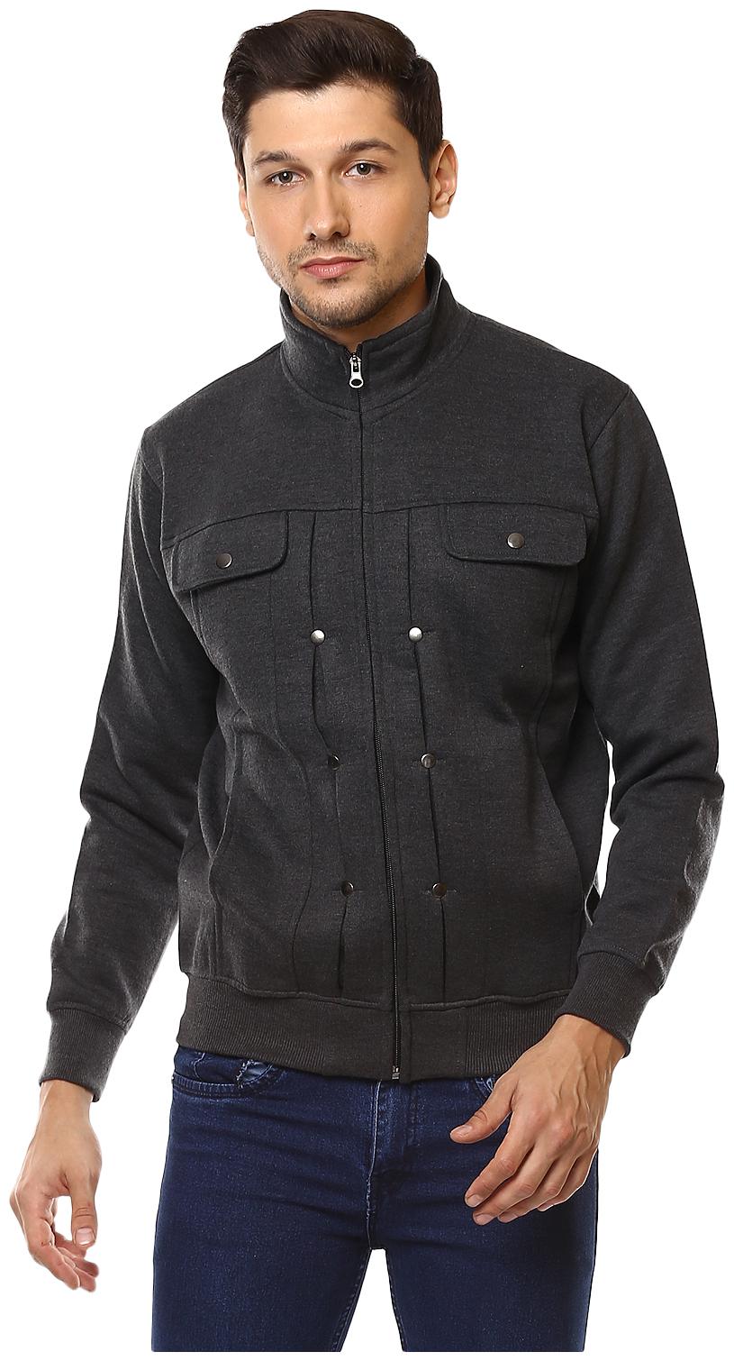 

Cayman Men Grey High neck Sweatshirt