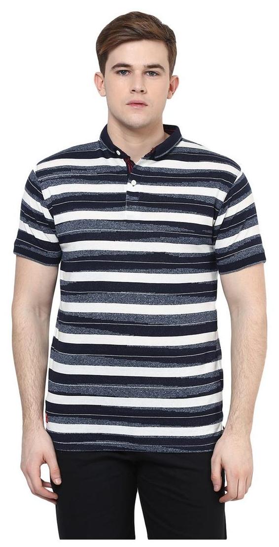 

Cayman Multicolor Striped Regular Fit Polo T-Shirt