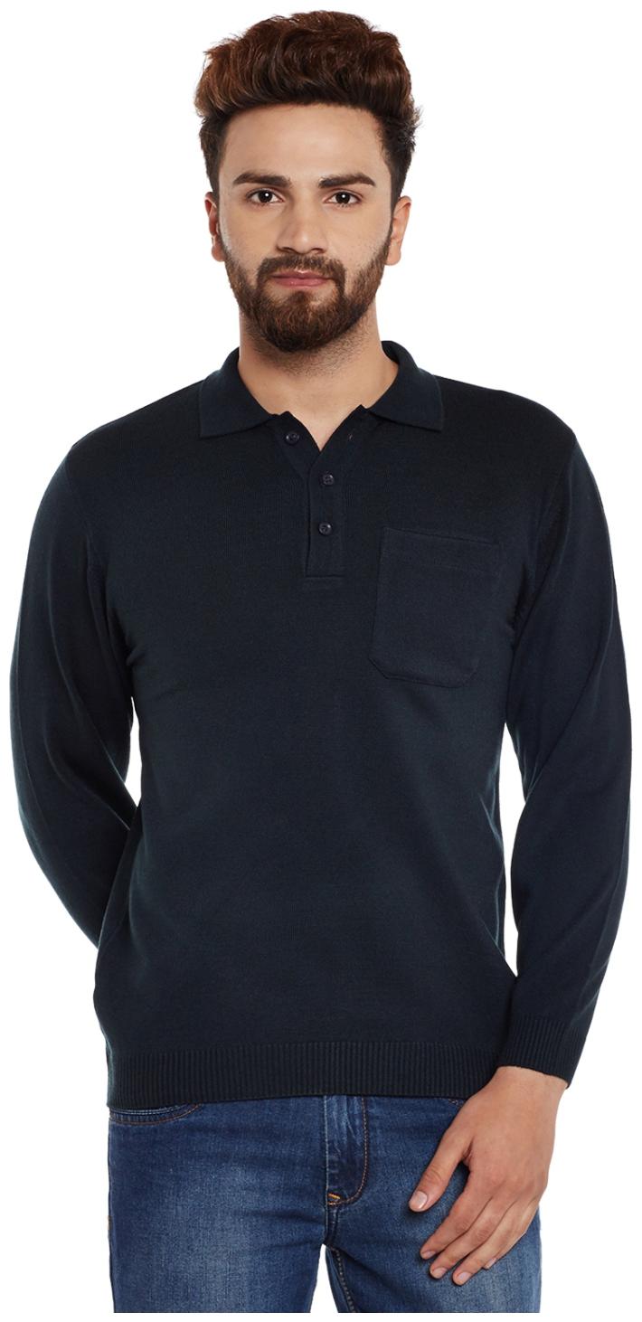 

Cayman Men s Regular Fit Polo Solid T-Shirt - Blue