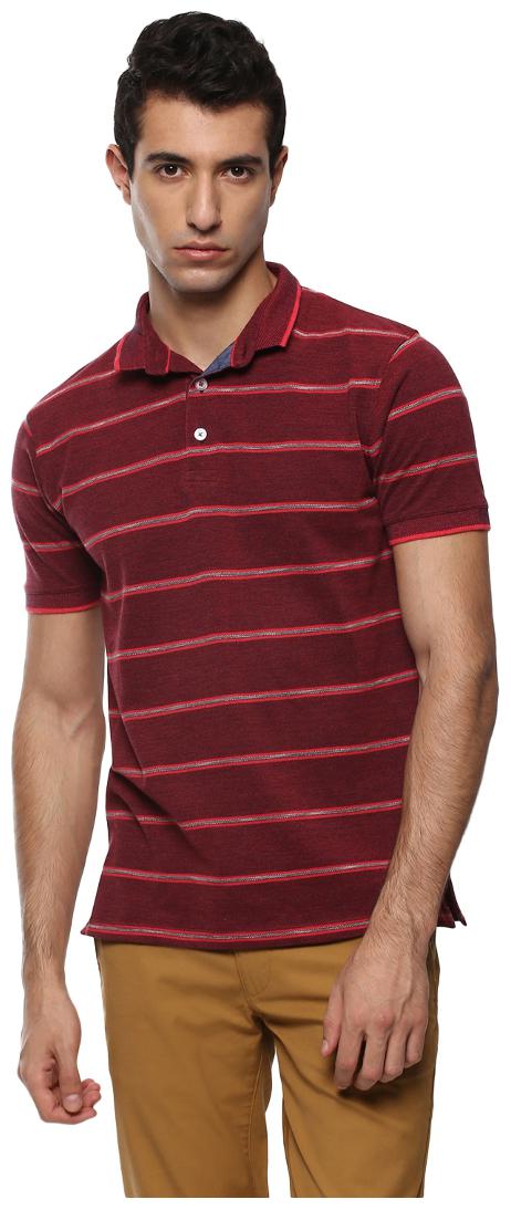 

Cayman Men Maroon Regular fit Cotton Polo collar T-Shirt - Pack Of 1