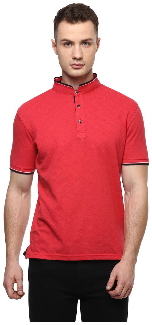 

Cayman Men Red Regular fit Cotton Polo collar T-Shirt - Pack Of 1