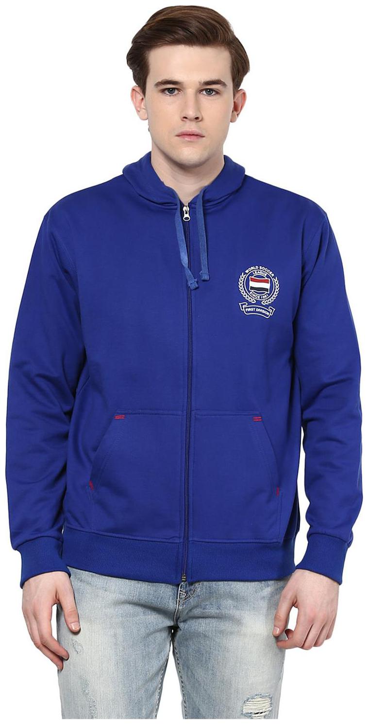 

Cayman Men Blue Hooded Hoodie