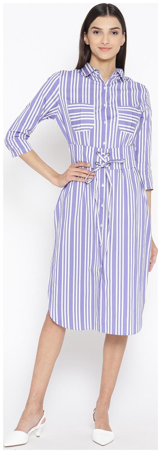 

Cayman Multi Striped Shirt dress