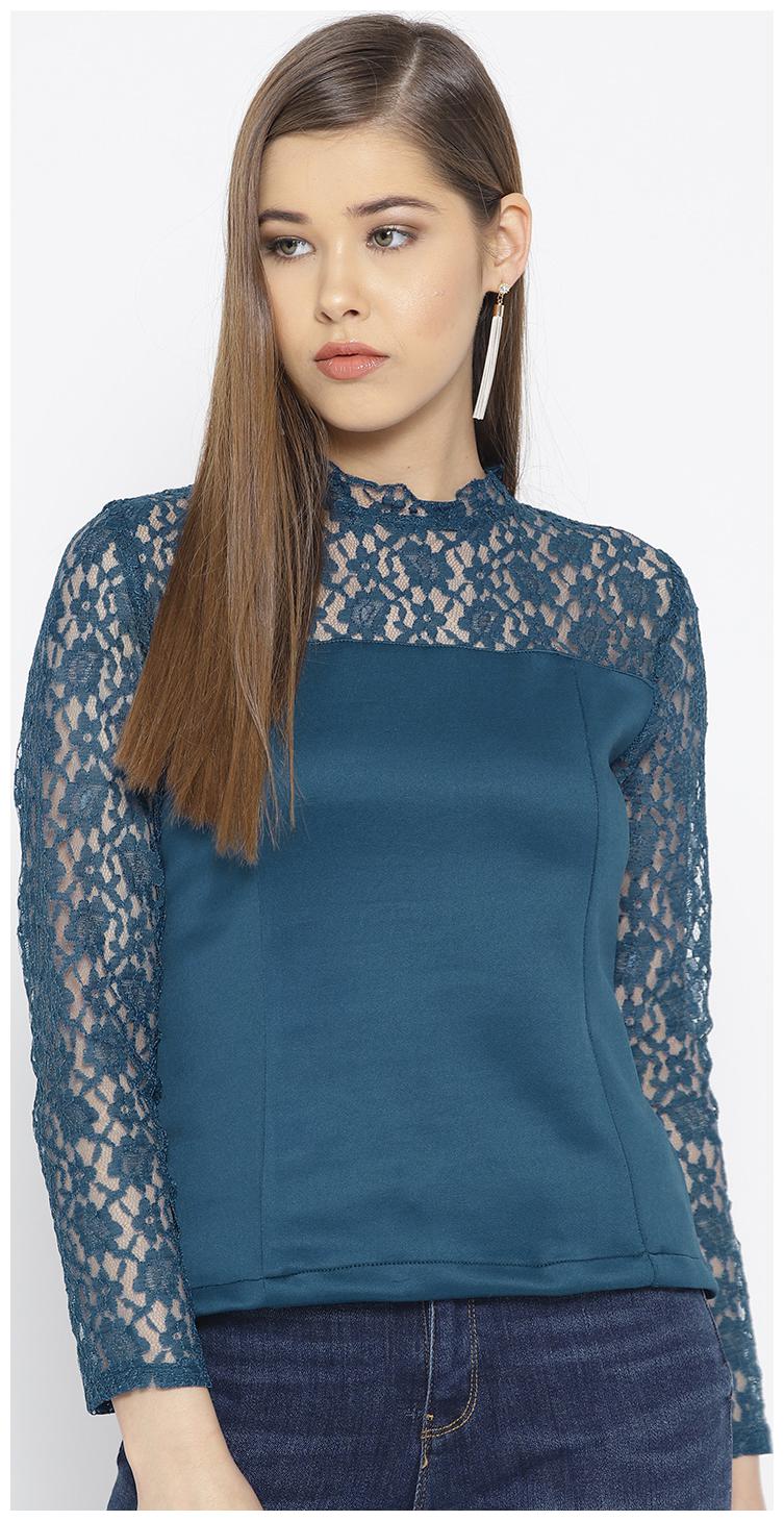

Cayman Women Solid Regular top - Blue
