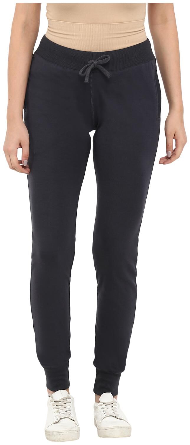 

Cayman Women Regular fit Cotton Solid Track pants - Grey