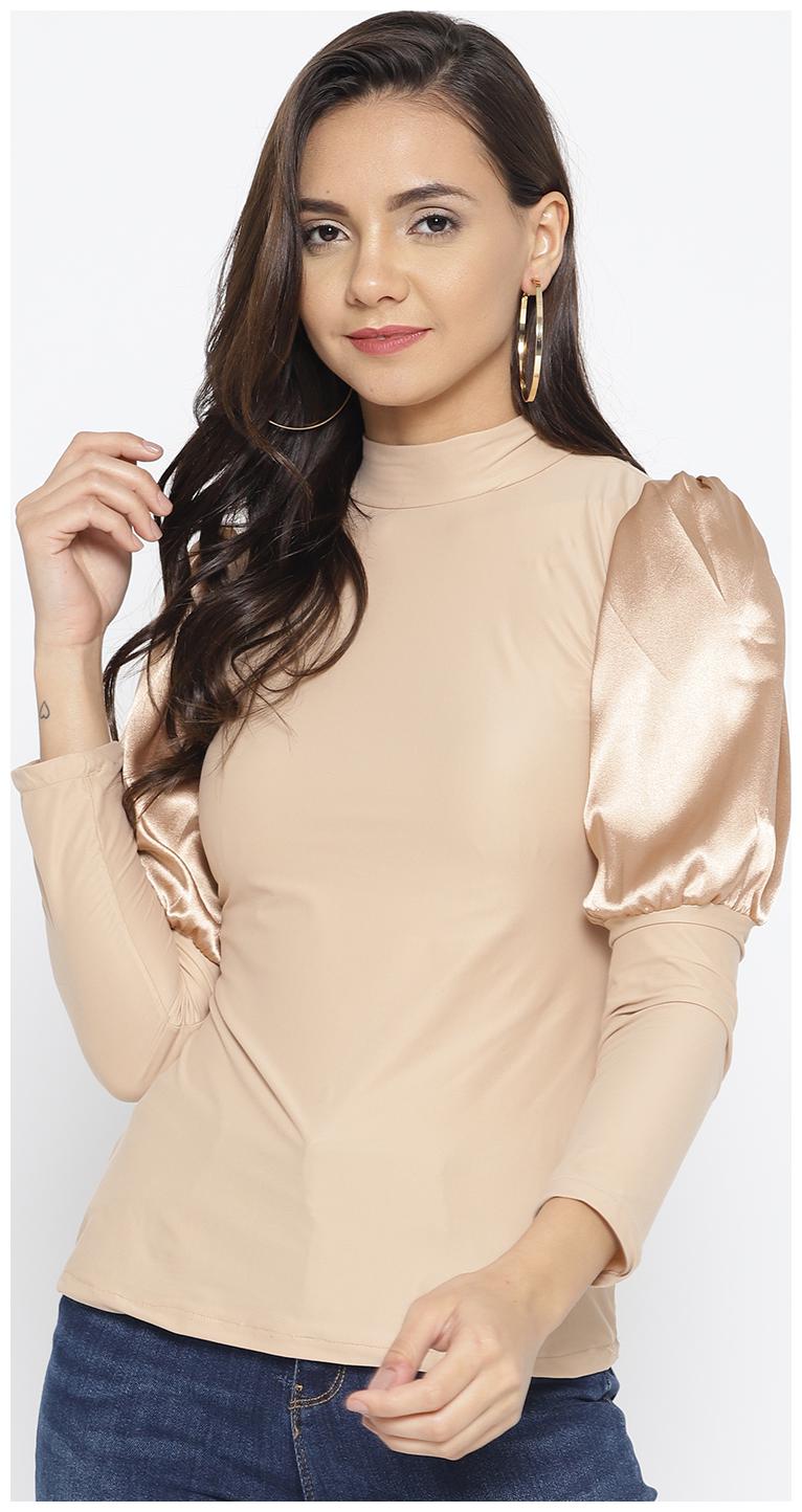 

Cayman Women Solid Regular top - Beige