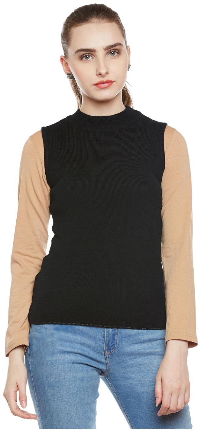 

Cayman Women Solid Regular top - Black