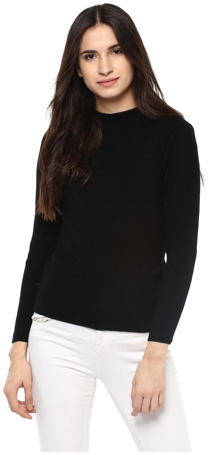 

Cayman Women Solid Regular top - Black