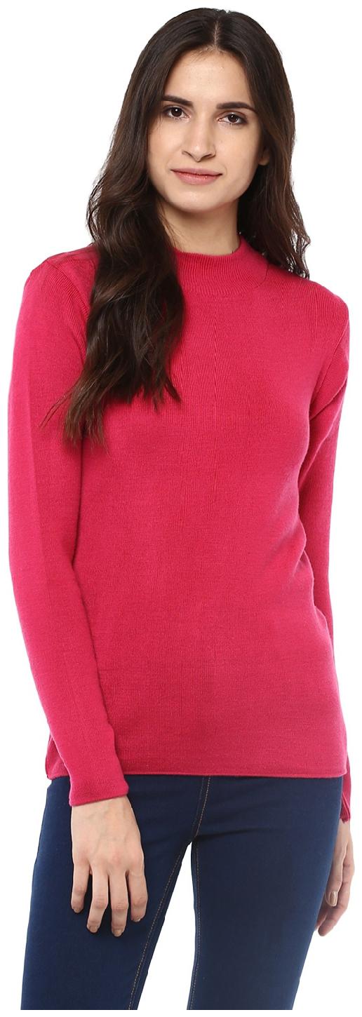 

Cayman Women Solid Regular top - Pink