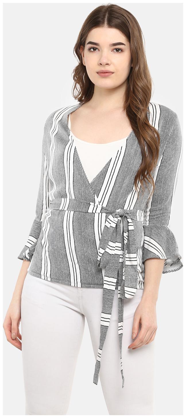 

Cayman Women Floral Wrap top - Multi