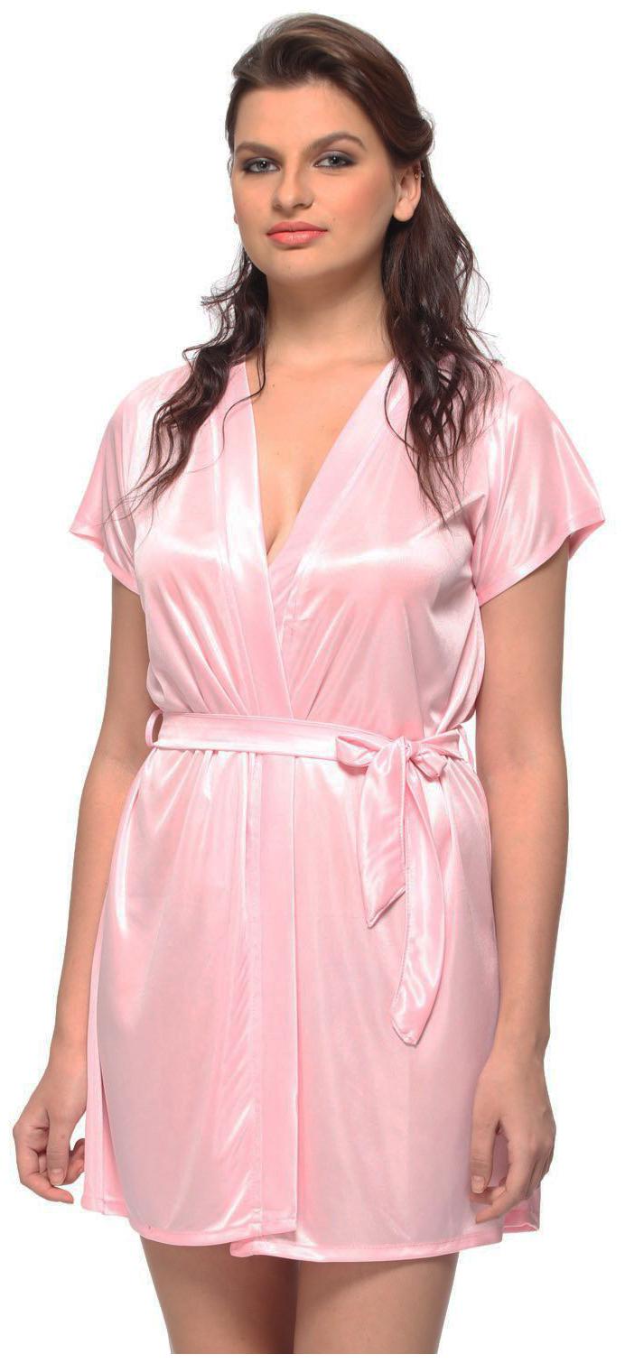 pink silk robe cheap