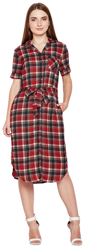 

OXOLLOXO Multi Printed A-line dress