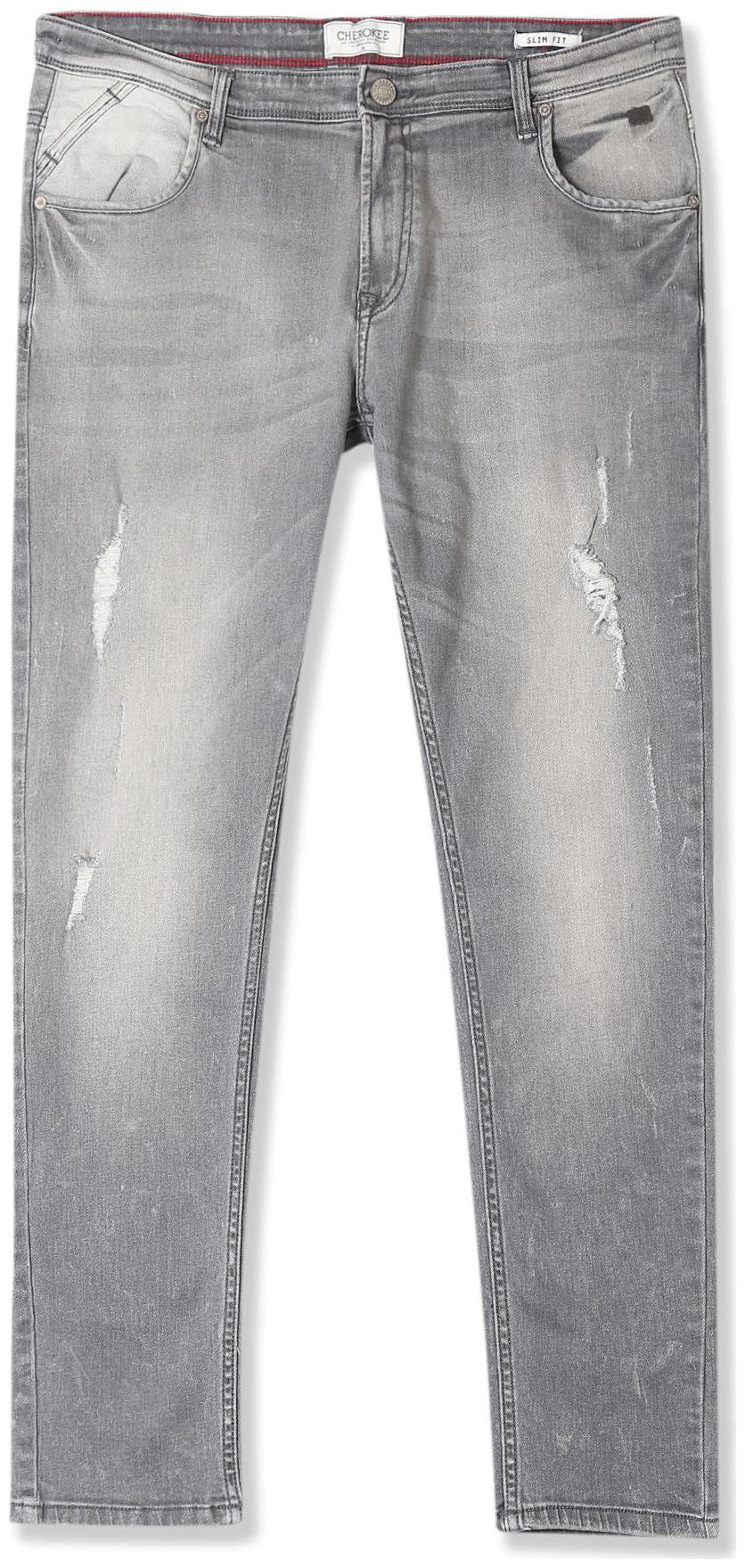 

CHEROKEE Men Grey Slim Fit Jeans
