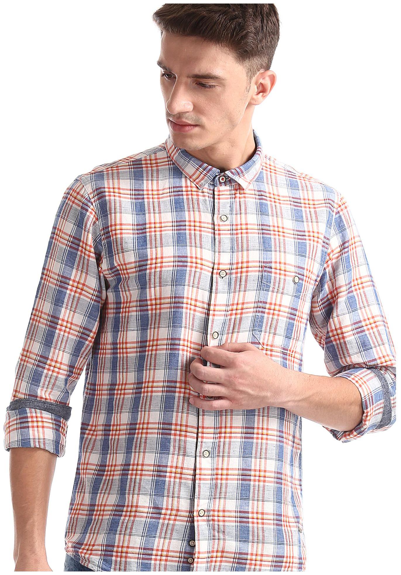 

CHEROKEE Men Multi Checked Regular Fit Casual Shirt