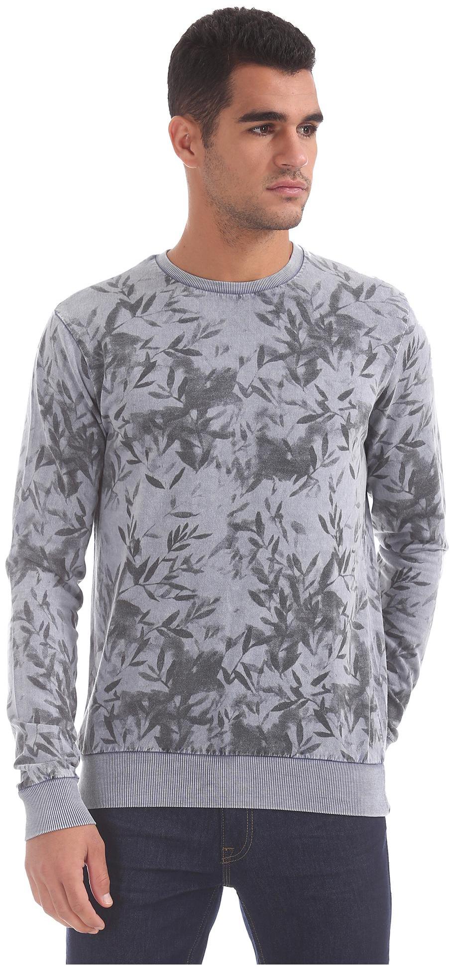 

CHEROKEE Men Grey Round neck Sweatshirt