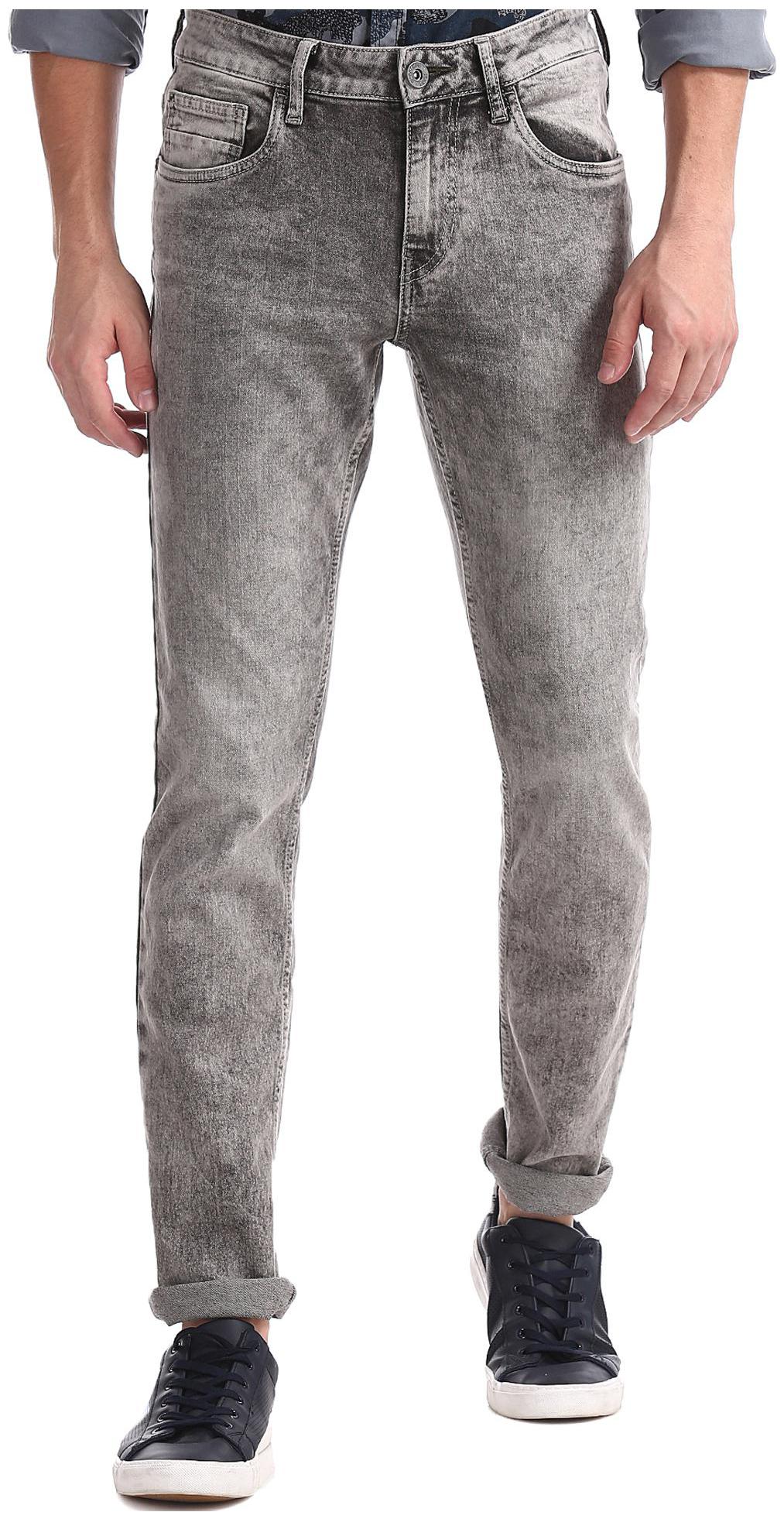 

CHEROKEE Men Grey Slim Fit Jeans