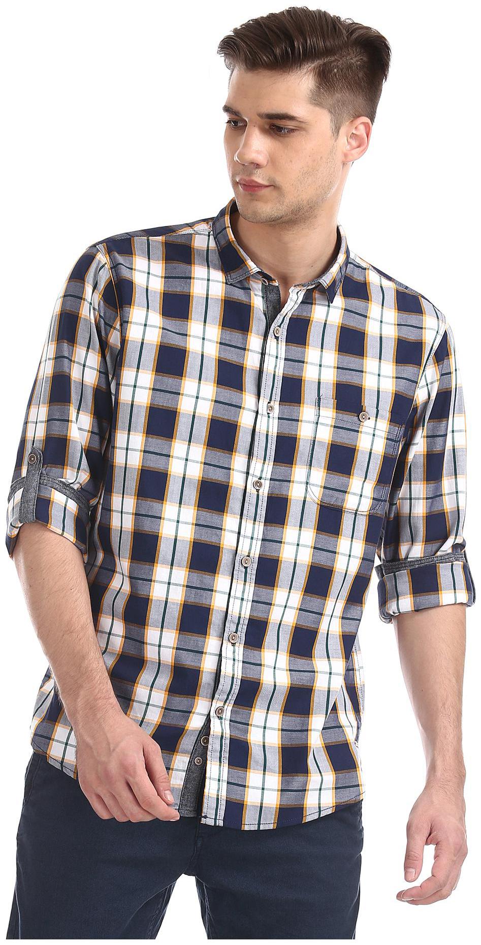 

CHEROKEE Men Multi Checked Regular Fit Casual Shirt