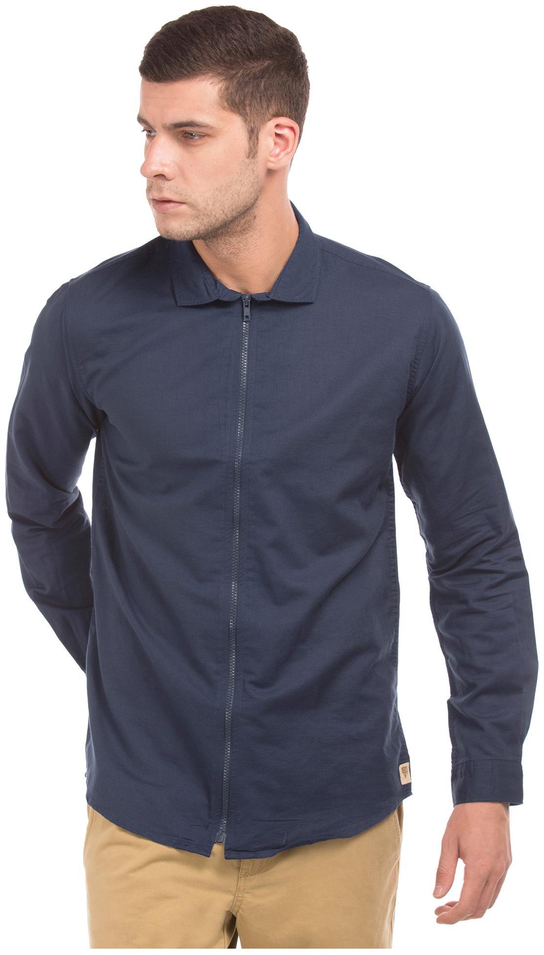

CHEROKEE Men Blue Solid Regular Fit Casual Shirt