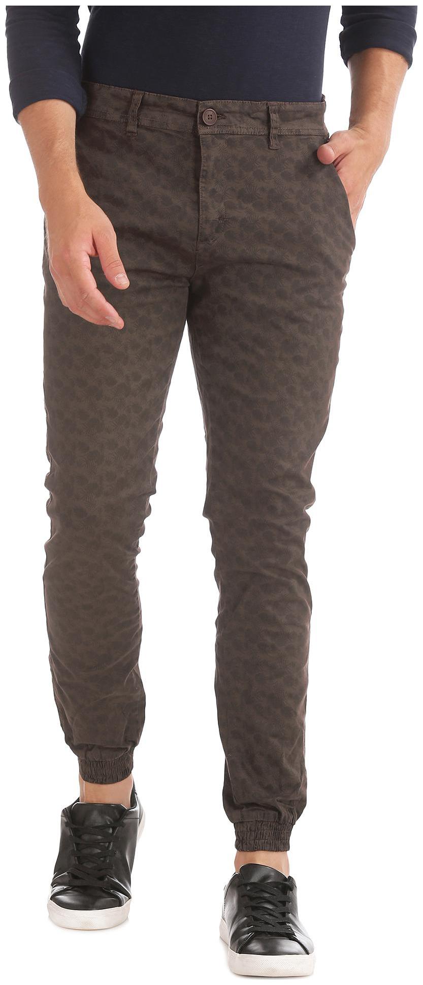 

CHEROKEE Men Brown Printed Slim fit Joggers
