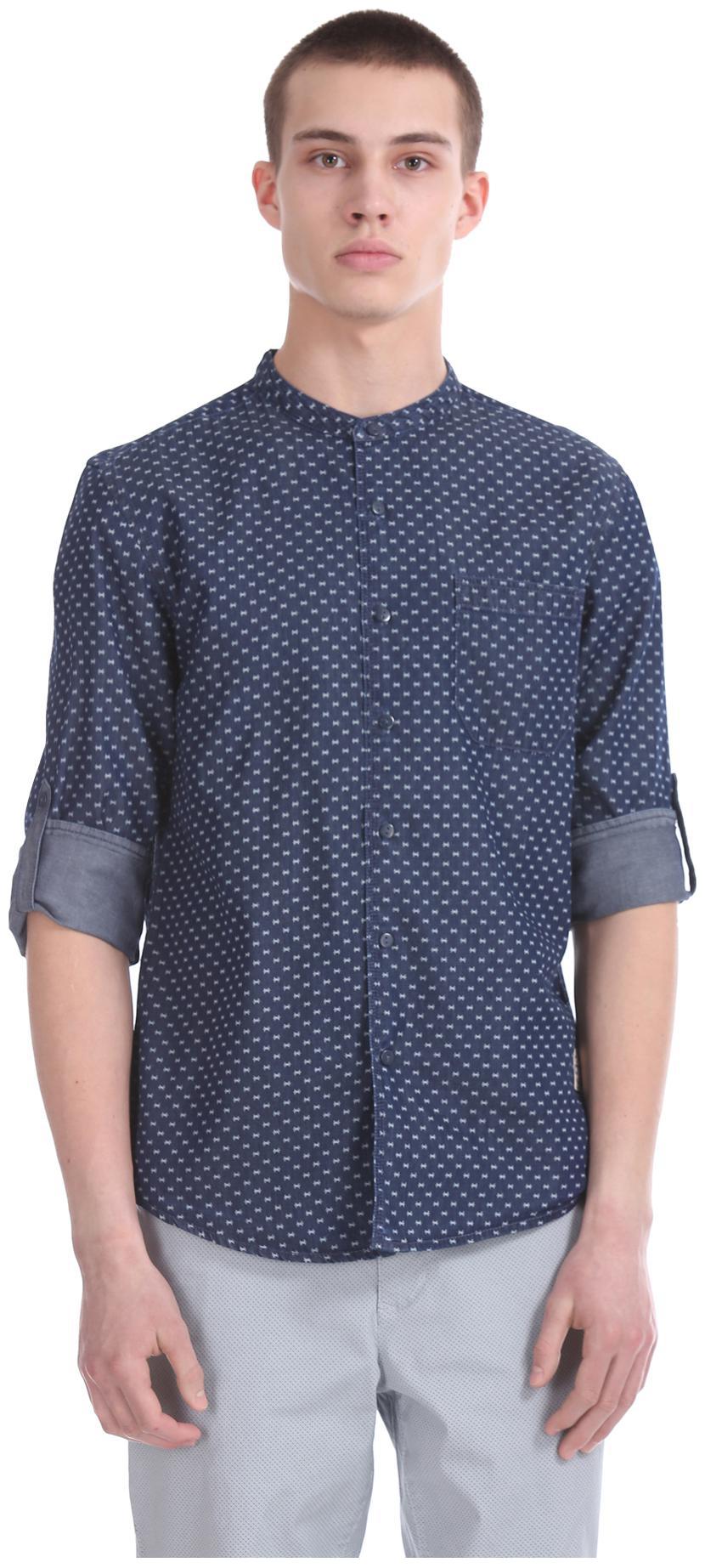 

CHEROKEE Men Blue Printed Regular Fit Casual Shirt